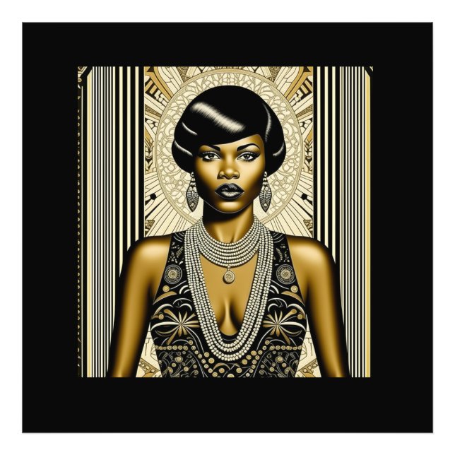 Harlem Renaissance 1920s-1930s Art Deco-Ambrose  Photo Print (Front)