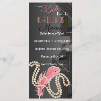 Harlem Renaissance Birthday Invitation