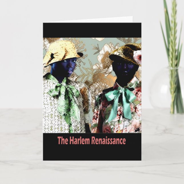 Harlem Renaissance Inspired Greeting Card (Front)