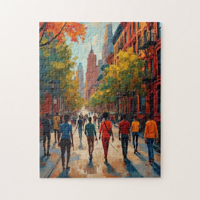 Harlem Renaissance Street Jigsaw Puzzle (Vertical)