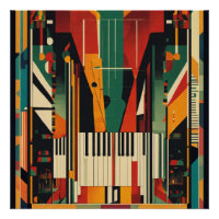 Harlem Renaissance Vintage Piano