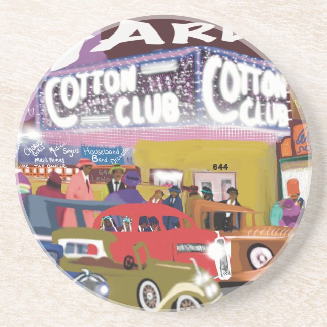 Harlem - Roaring 20s Sandstone Coaster (Front)