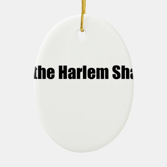Harlem Shake! Ceramic Tree Decoration (Front)