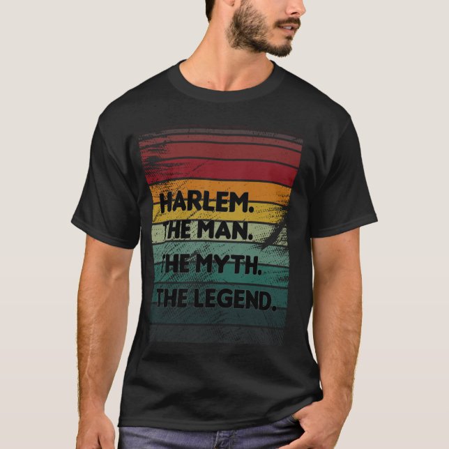 Harlem The Men The Myth The Legend For Mens Funny  T-Shirt (Front)