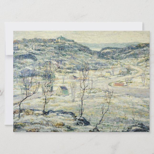 Harlem Valley in Winter (New York Scene) Card (Front)