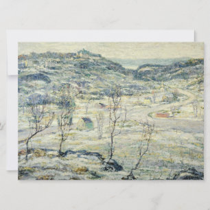 Harlem Valley in Winter (New York Scene) Card