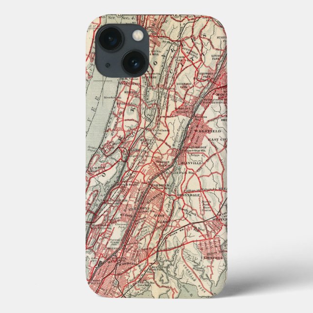 Harlem, Yonkers, Pelham Manor, New York Case-Mate iPhone Case (Back)