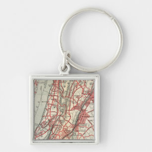 Harlem, Yonkers, Pelham Manor, New York Key Ring