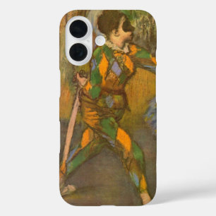 Harlequin and Columbine by Edgar Degas Vintage Art iPhone 16 Case