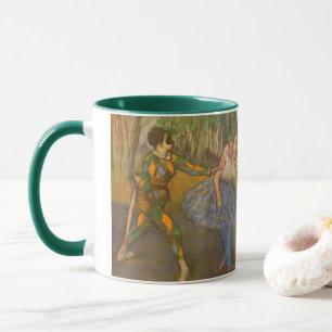 Harlequin and Columbine by Edgar Degas Vintage Art Mug