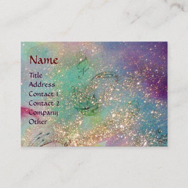 HARLEQUIN AND COLUMBINE Music,Decor,Theatre Artist Business Card (Front)