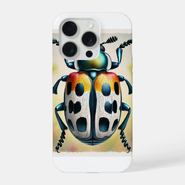 Harlequin Beetle 310724IREF203 - Watercolor iPhone Case (Back)