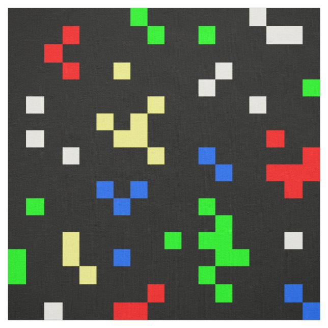 Harlequin Black and White Diamond Pattern Fabric (Swatch)