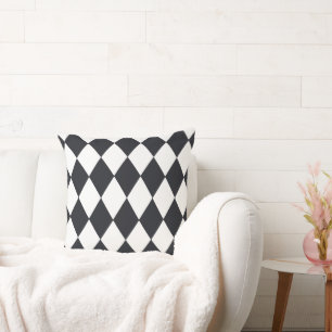 Harlequin Black Cushion