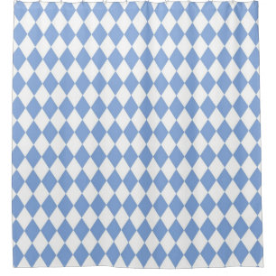 Harlequin-Blue-Stylish-Collection's Shower Curtain