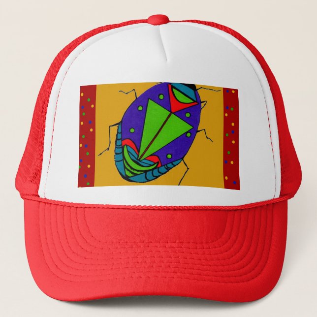 Harlequin Bug Trucker Hat (Front)
