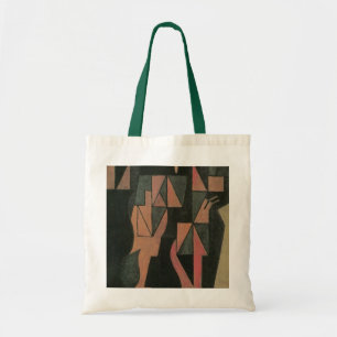 Harlequin by Juan Gris, Vintage Cubism Art Tote Bag