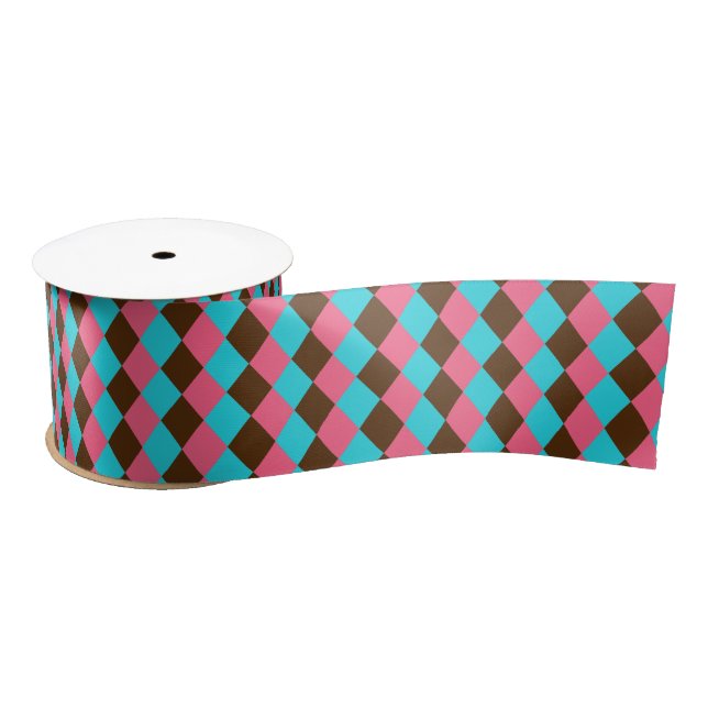 Harlequin Chocolate Pastels-SATIN RIBBON SPOOL Satin Ribbon (Spool)