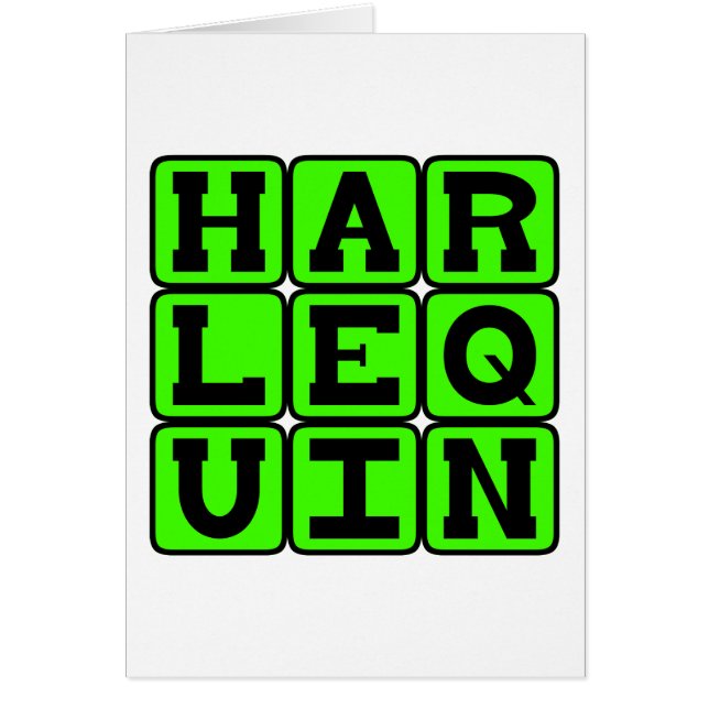 Harlequin, Clown Figure (Front)