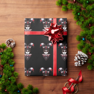 Harlequin Clown Hat Multicolor Cells Wrapping Paper