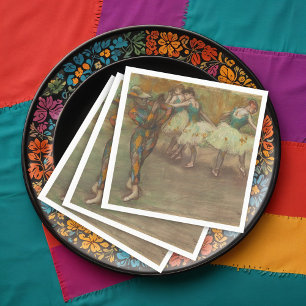 Harlequin Dance, Degas Art Napkin