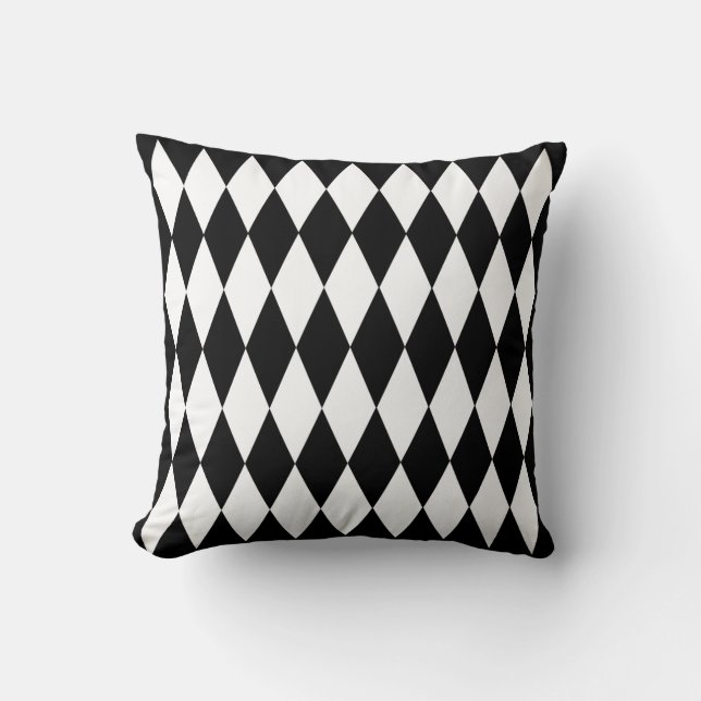 Harlequin Design Black and White Collection Cushion (Front)
