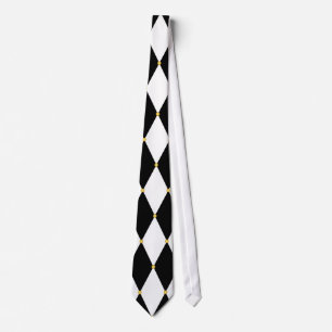 Harlequin Diamond Pattern Tie