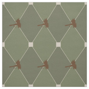 Harlequin Fly Fishing Lures Pattern Fabric
