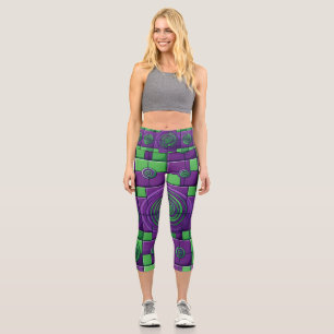 Harlequin Fun Capri Leggings