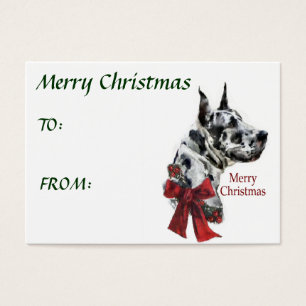 Harlequin Great Dane Christmas Gifts