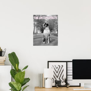 Harlequin Great Dane Nestor Poster