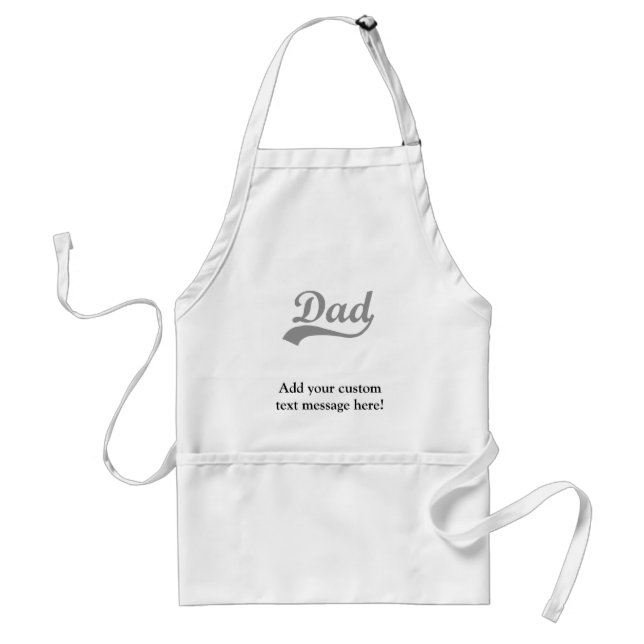 Harlequin Grey Shades Dad Standard Apron (Front)