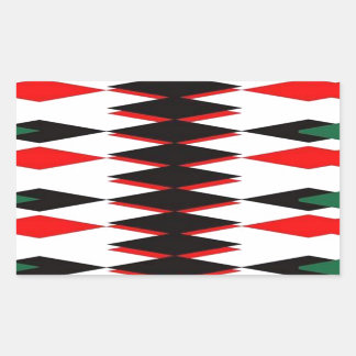 Harlequin Jokers Deck Rectangular Sticker