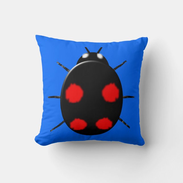 Harlequin Ladybird Pillow (Front)