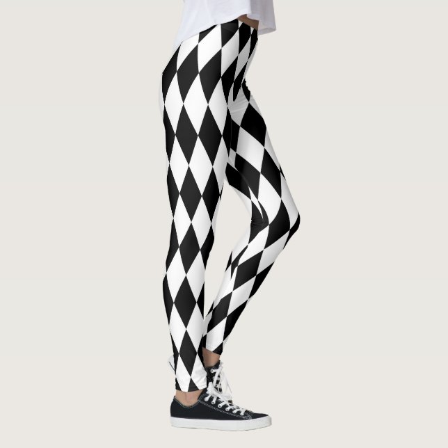 Harlequin Leggings Queen Freddie Mercury (Right)