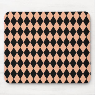 Harlequin Melon and Black Mouse Pad