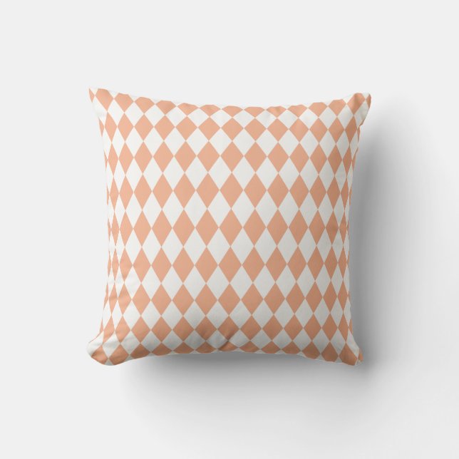 Harlequin Melon and White Cushion (Front)