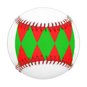 harlequin merry christmas baseball