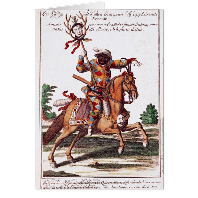 Harlequin on Horseback (Front)