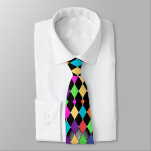 Harlequin Pattern Tie One On Tie