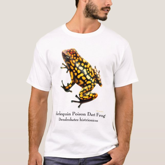 Harlequin Poison Dart Frog T-Shirt (Front)