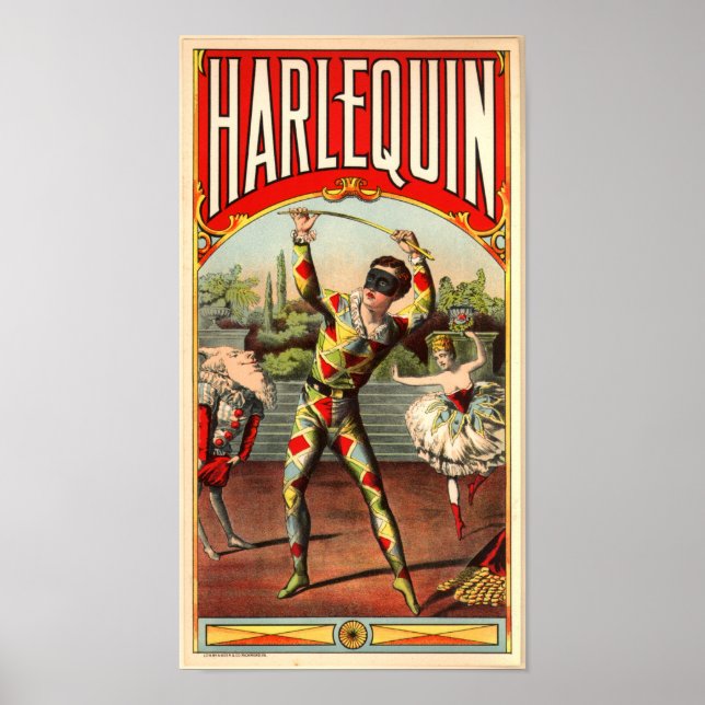 Harlequin Poster (Front)