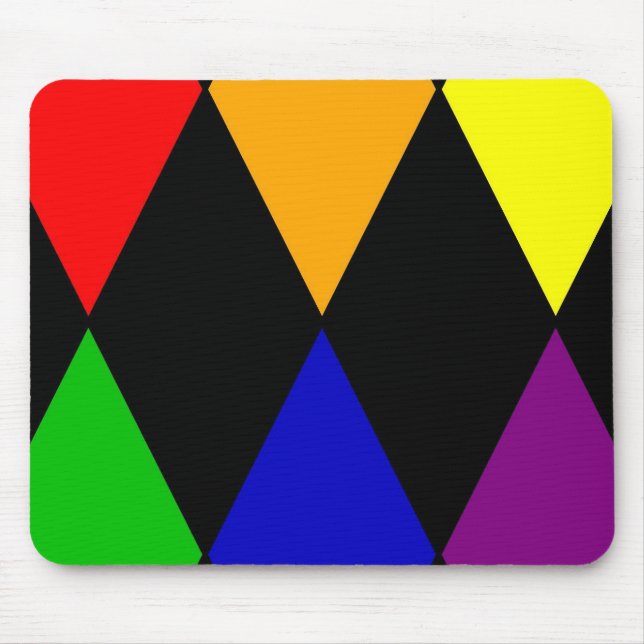 harlequin pride mouse pad (Front)