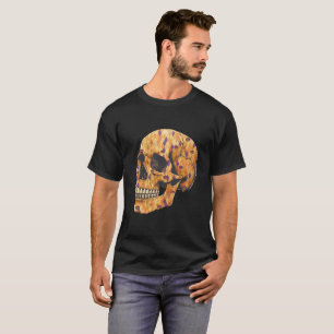 Harlequin Pumpkin Skull T-Shirt