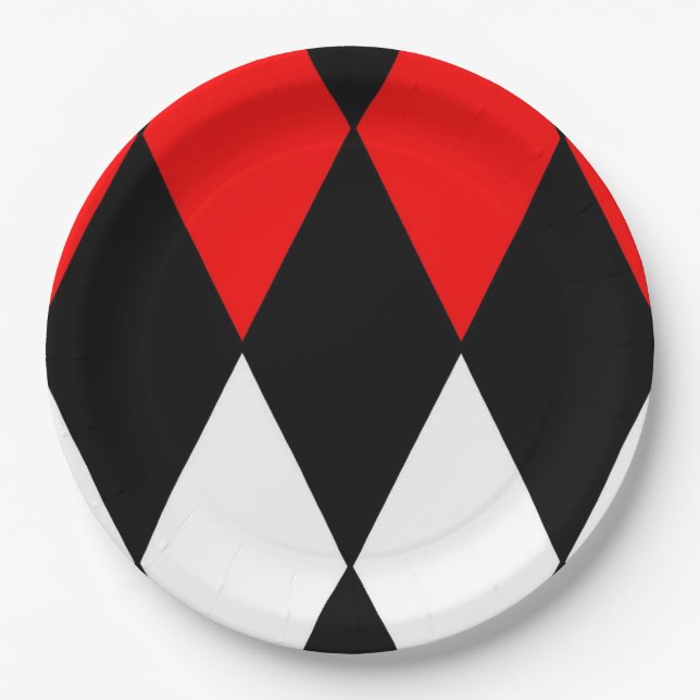 harlequin rwb paper plate (Front)