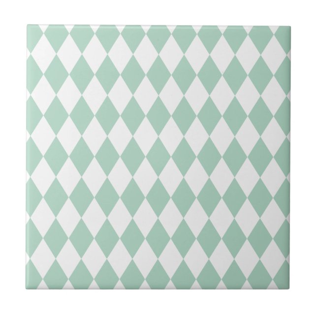 Harlequin Seafoam and White Tile (Front)