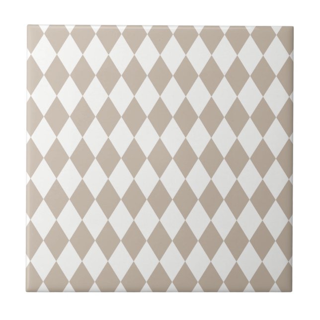 Harlequin Tan and White Tile (Front)