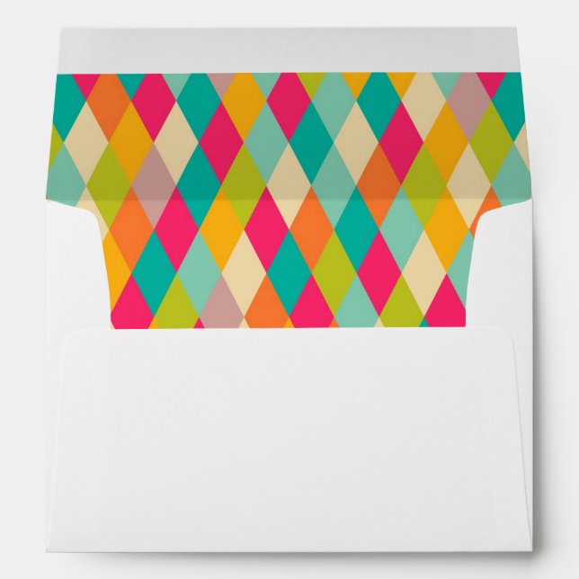 Harlequin vintage pattern envelopes (Back (Bottom))
