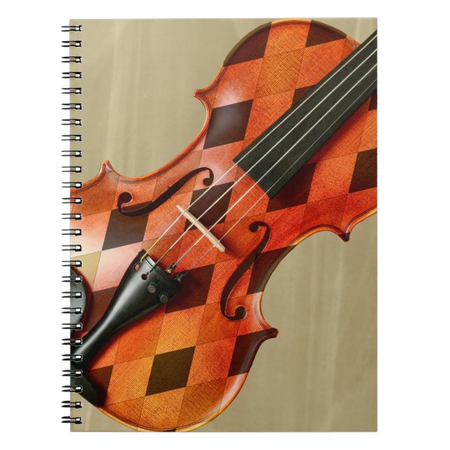 Harlequin Violin Notebook (Front)