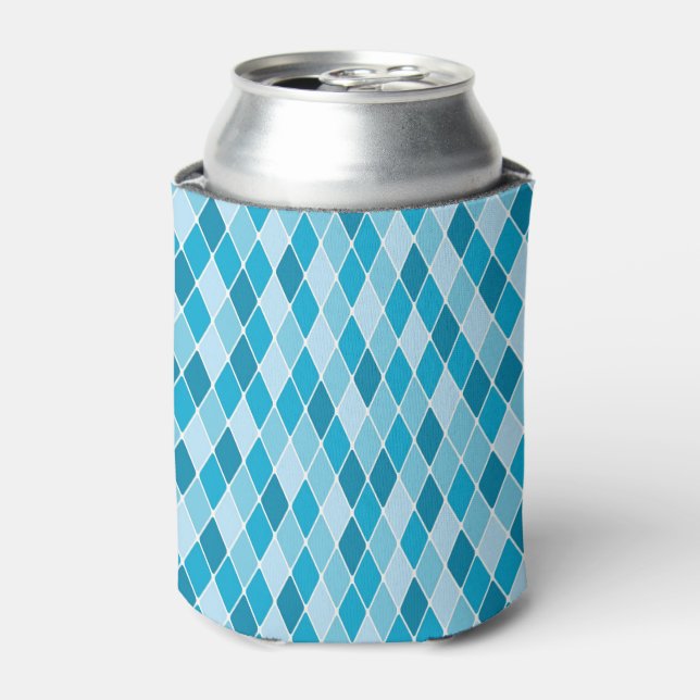 Harlequin winter pattern can cooler (Can Front)